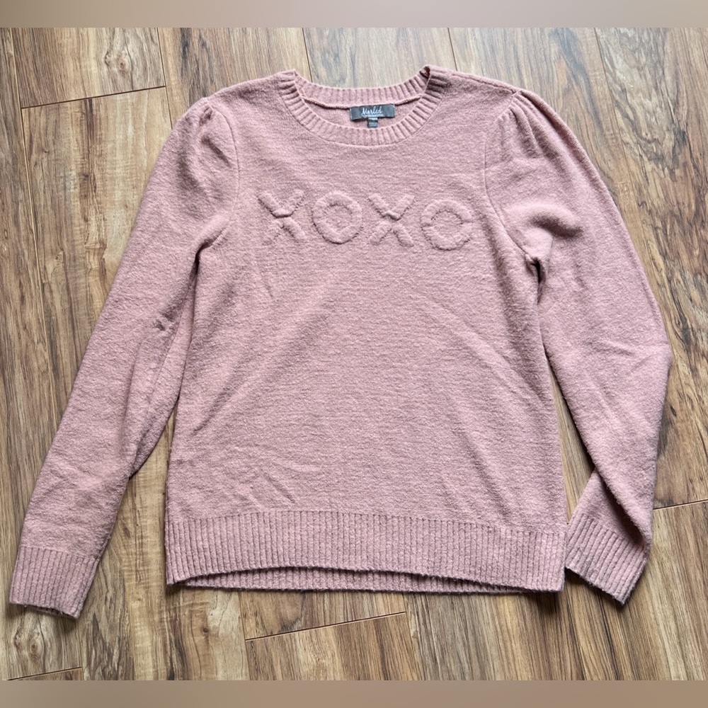 Marled Blush Pink Sweater